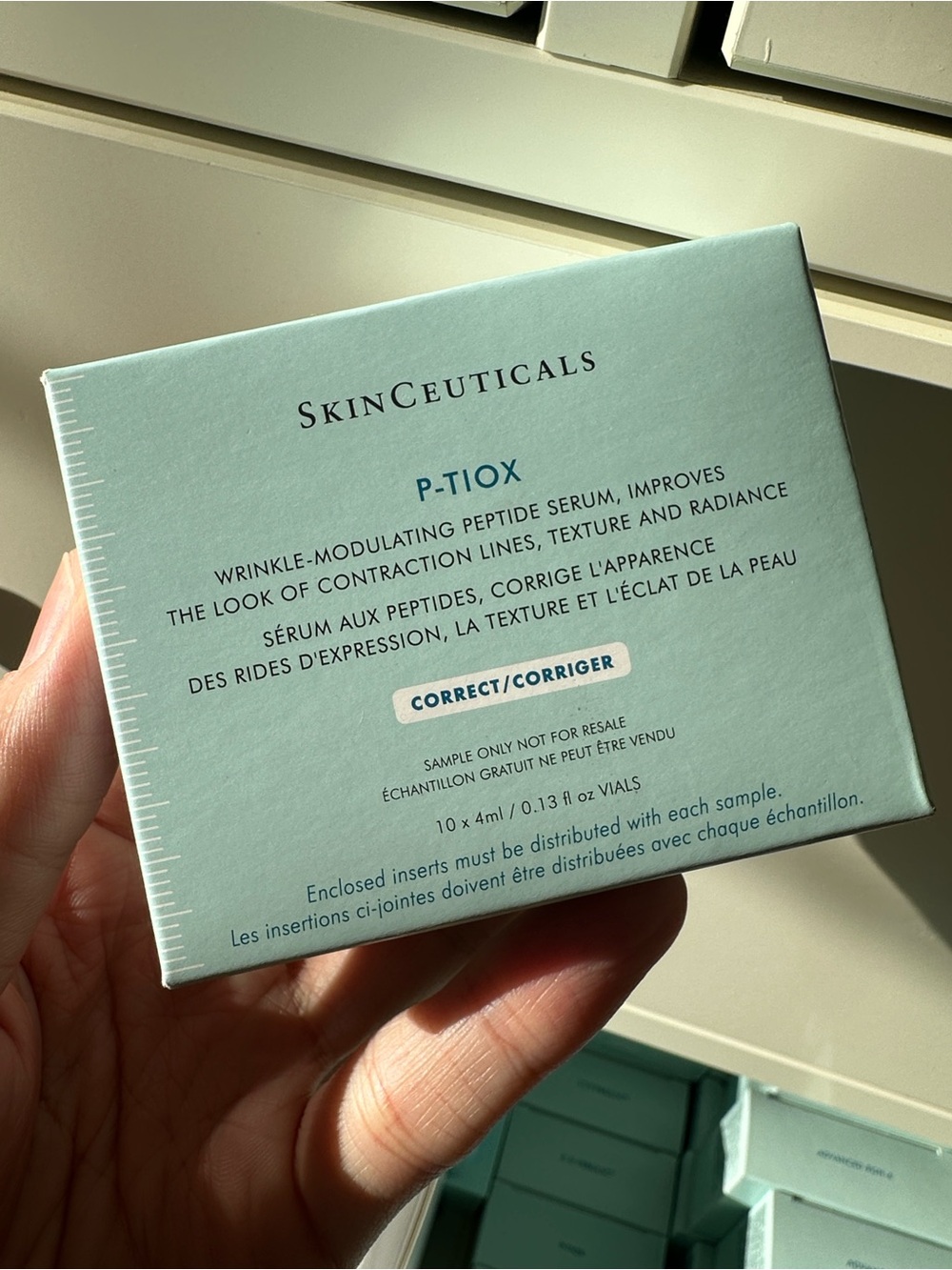 SkinCeuticals P-Tiox Peptide Serum Sample Pack - Light Teal